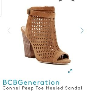 BCBGENERATION Connel Peep Toe Heeled Sandal